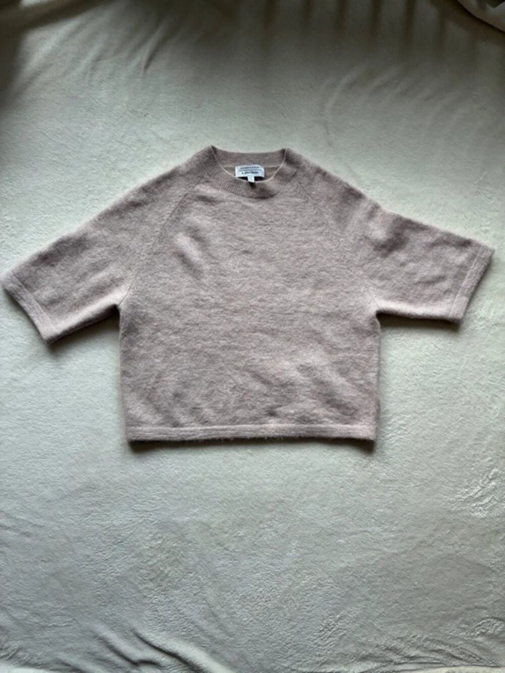 & Other Stories Short Sleeve Alpaca Blend Sweater XS
